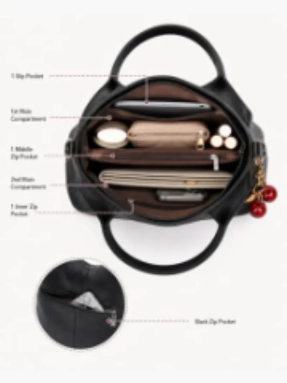 Satchel Purses for Women PU Leather Handbag, Crossbody Bags for Office Work,